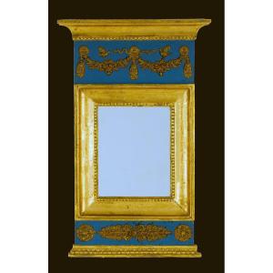 Miroir  Empire  Vers 1810     69 X 45 Cm        