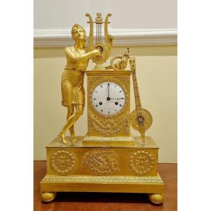 Clock Paris Empire 1820 Louis-stanislas Lenoir-ravrio Michelez, Charles Joseph Marie Paris