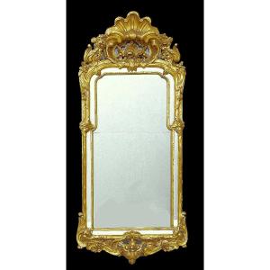 Louis XV Mirror Around 1750 117x50 Cm