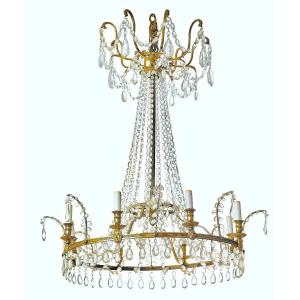 Lustre Russie 19ème Siècle.   H.118 Cm, P.84 Cm  électrifié Ultérieurement. 