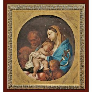 Francesco Trevisani (1656-1746) Holy Family - Expertise: Professor Giancarlo Sestieri