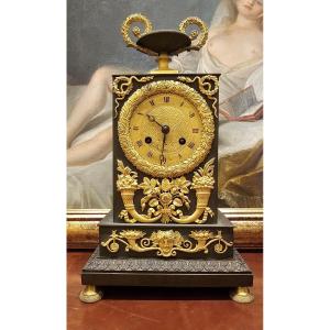 Empire Clock Circa 1815 Signed "portefais In Paris" 