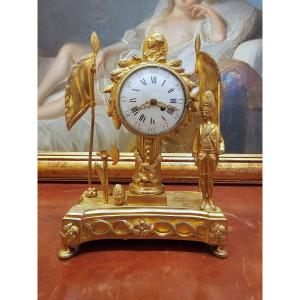 Clock To The Glory Of Louis XVI Louis XVI Around 1770 Signed Asselin In Rouen   