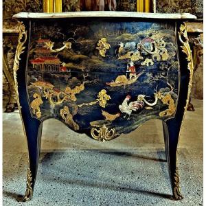 Louis XV Chest Of Drawers, Circa 1750; Coromandel Lacquer; Attributed To Adrien Delorme 