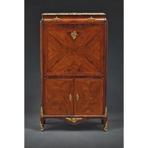 Secrétaire Louis XV vers 1750 Denis Genty attr.  - Denis Genty Maître le 13 mars 1754 