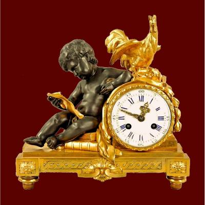 Louis XVI Clock Circa 1780. The Movement Signed Charles Dutertre In Paris