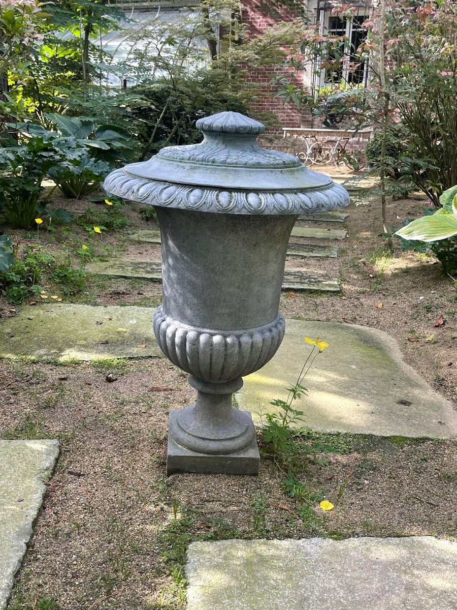 Very Large Cast Iron Vase