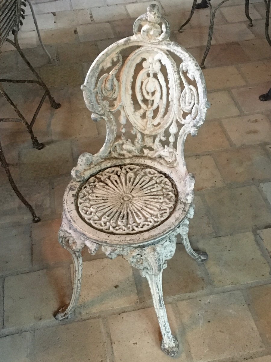 Ravisante Série De 4 Chaises Anglaises