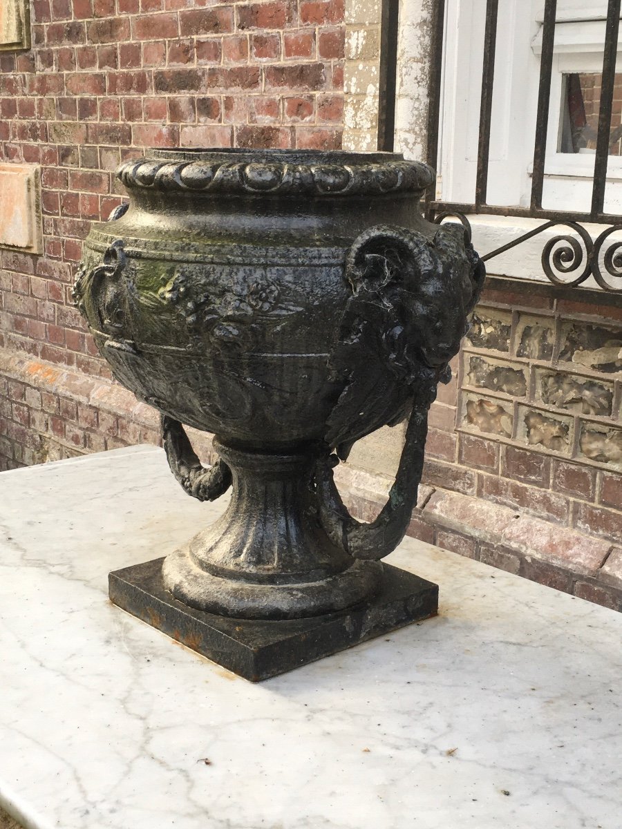 Cast Iron Vase