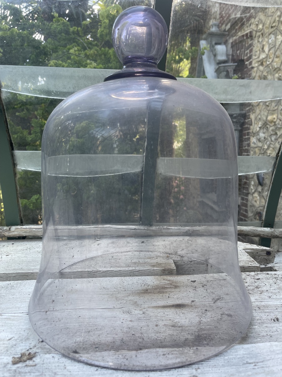 Extremely Rare Purple Glass Bell -photo-2