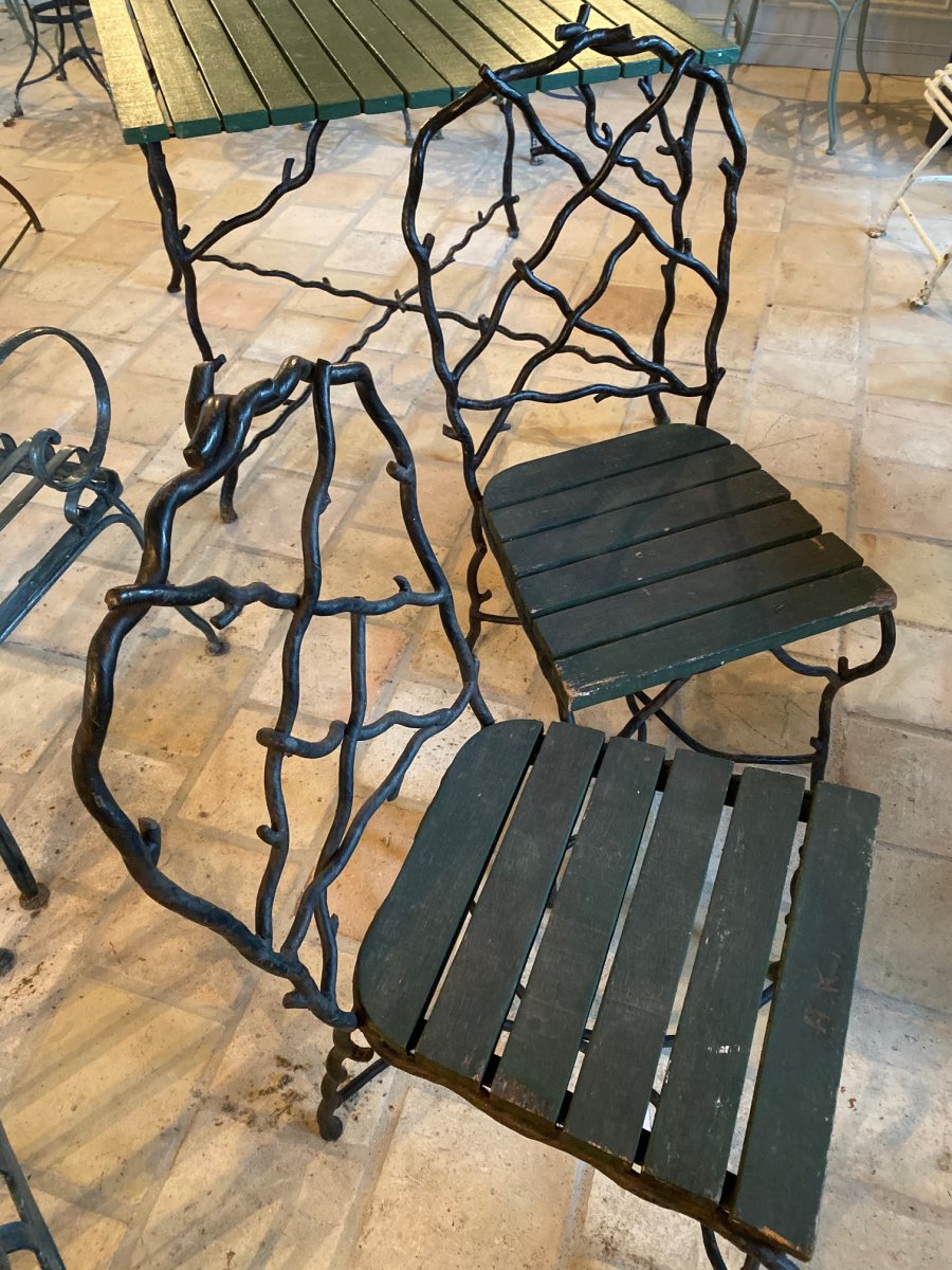 Wrought Iron Garden Furniture By Christian Tortu