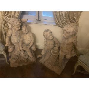 Bel ensemble de terre cuite