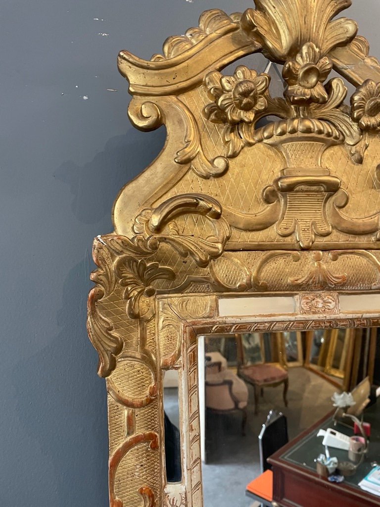Napoleon III Pareclosed Mirror Louis XV Style-photo-4