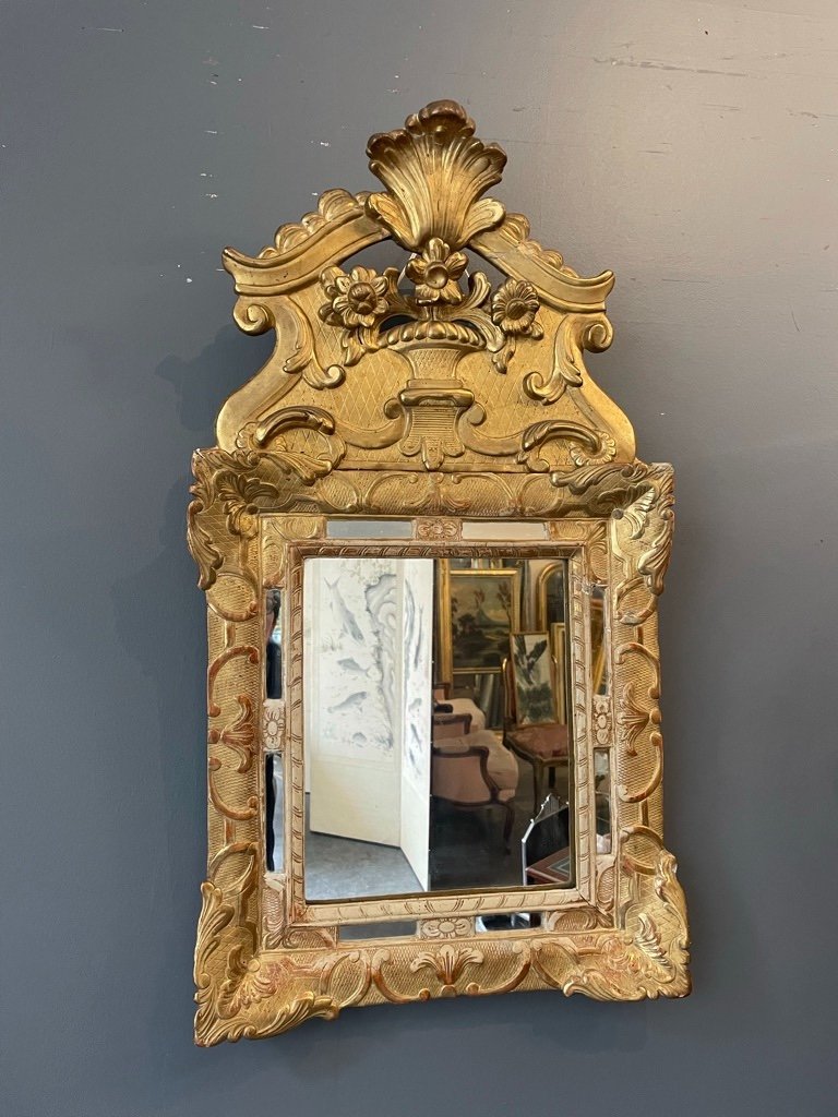 Napoleon III Pareclosed Mirror Louis XV Style-photo-8