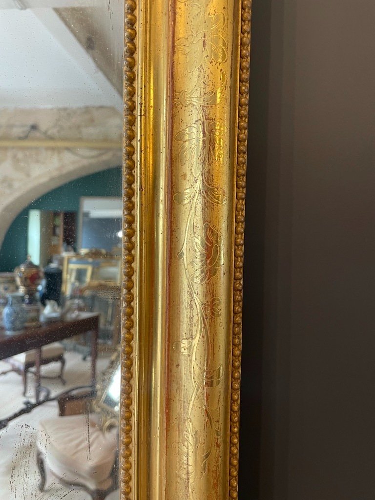 Miroir d'Entre Deux XIXème 173 X 71 CM-photo-6