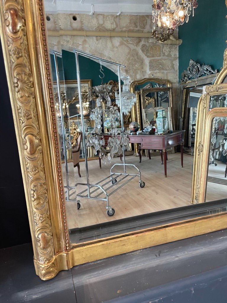 Miroir De Cheminée 1900 132 X 92 Cm-photo-2
