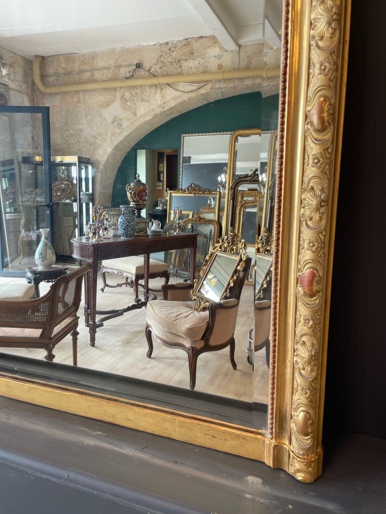 Miroir De Cheminée 1900 132 X 92 Cm-photo-4