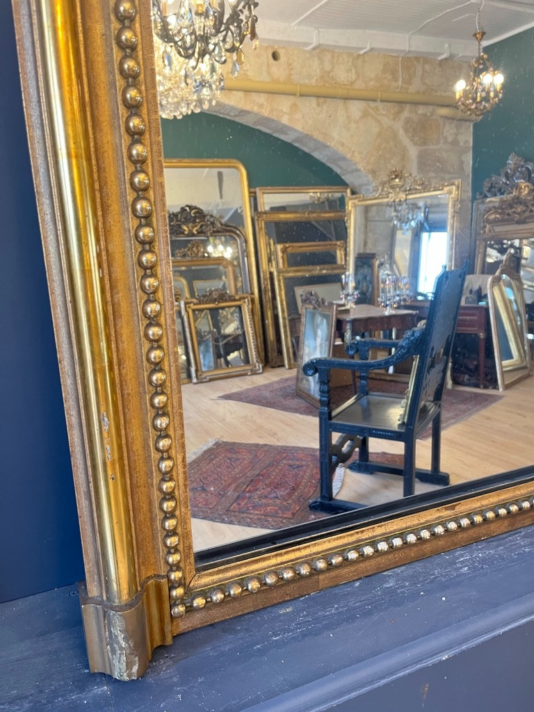 Louis Philippe Fireplace Mirror -photo-4