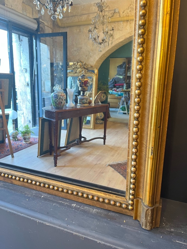 Louis Philippe Fireplace Mirror -photo-7