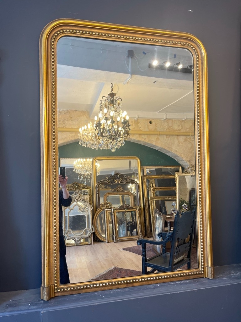 Louis Philippe Fireplace Mirror 