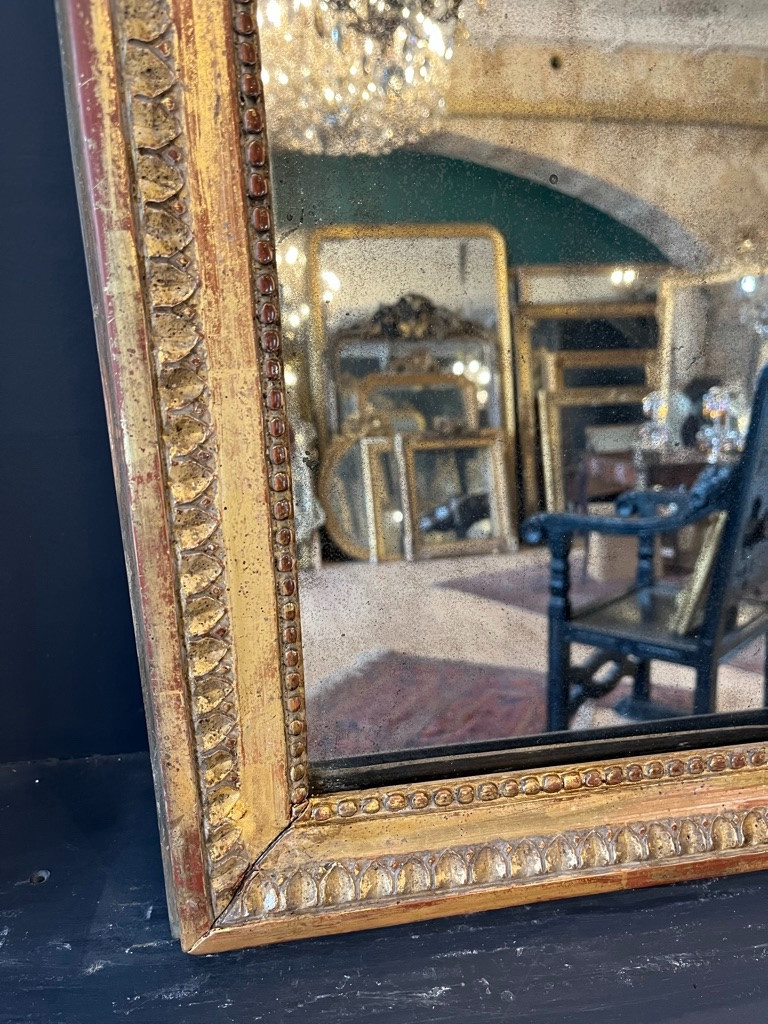 Louis XVI Mirror 79 X 65 Cm-photo-6