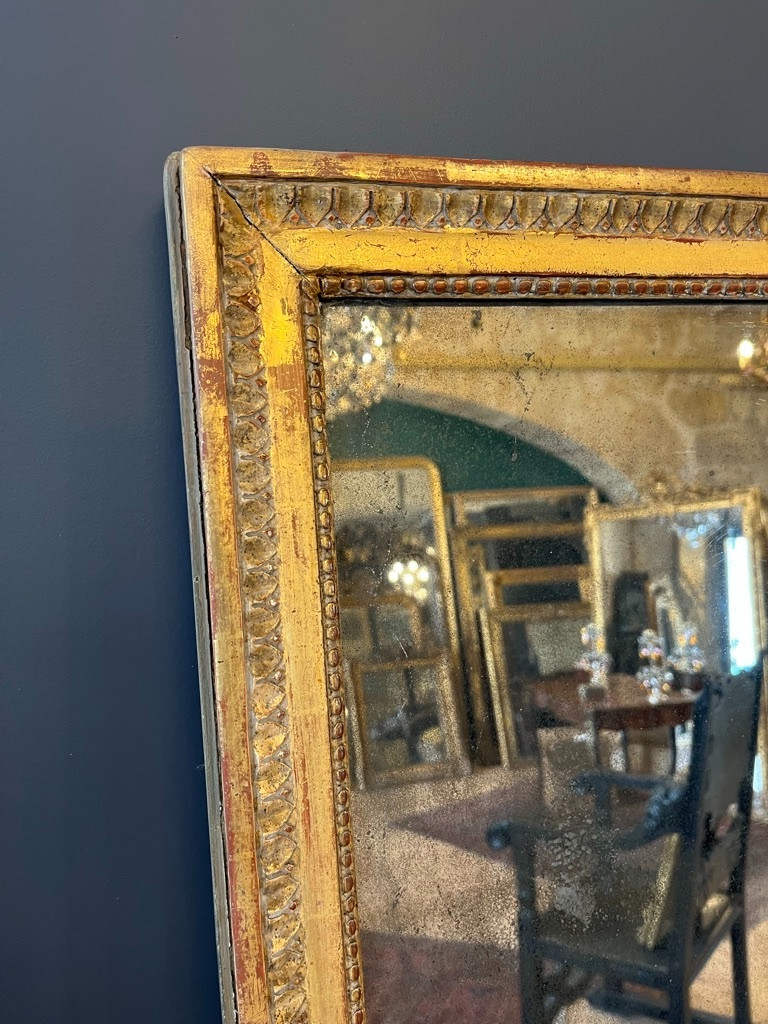 Louis XVI Mirror 79 X 65 Cm-photo-7