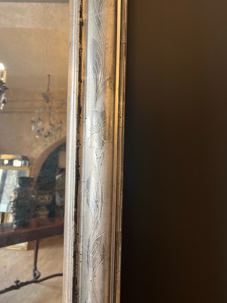 Louis Philippe Silver Mirror 171 X 108 Cm-photo-4