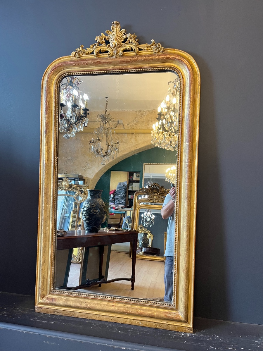 Miroir Louis Philippe 125 X 69 CM-photo-2