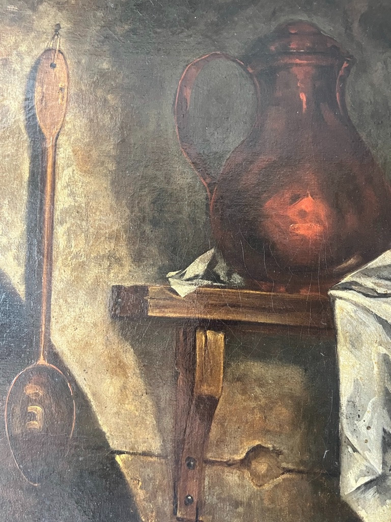 Jules De La Rochenoire (1825_1899): Still Life With Game Hst -photo-5