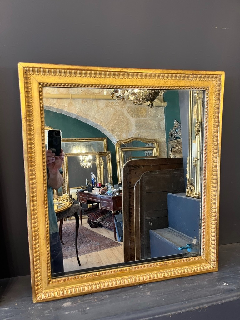 paire de miroirs d'époque Louis XVI-photo-1