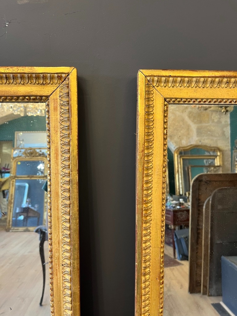 paire de miroirs d'époque Louis XVI-photo-5