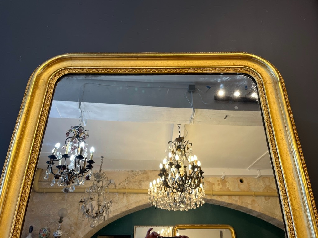 Louis Philippe Fireplace Mirror 130 X 103 Cm-photo-3