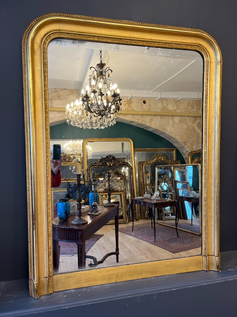 Louis Philippe Fireplace Mirror 130 X 103 Cm