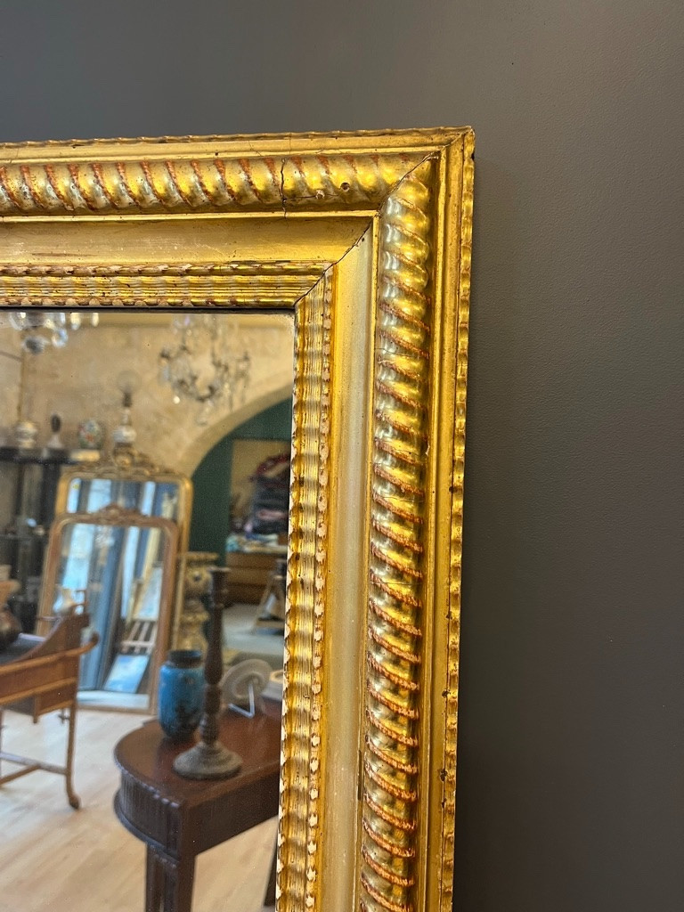 Napoleon III Fireplace Mirror 94 X 79 Cm-photo-4