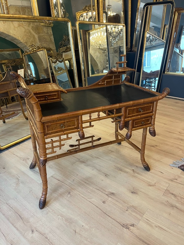 Bamboo Desk Circa 1920 -photo-7