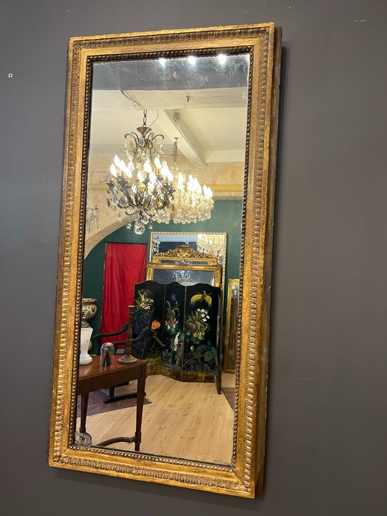 Louis XVI Period Mirror, 108 X 54 Cm-photo-2