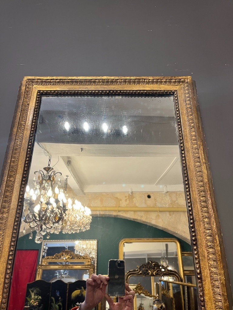 Louis XVI Period Mirror, 108 X 54 Cm-photo-3