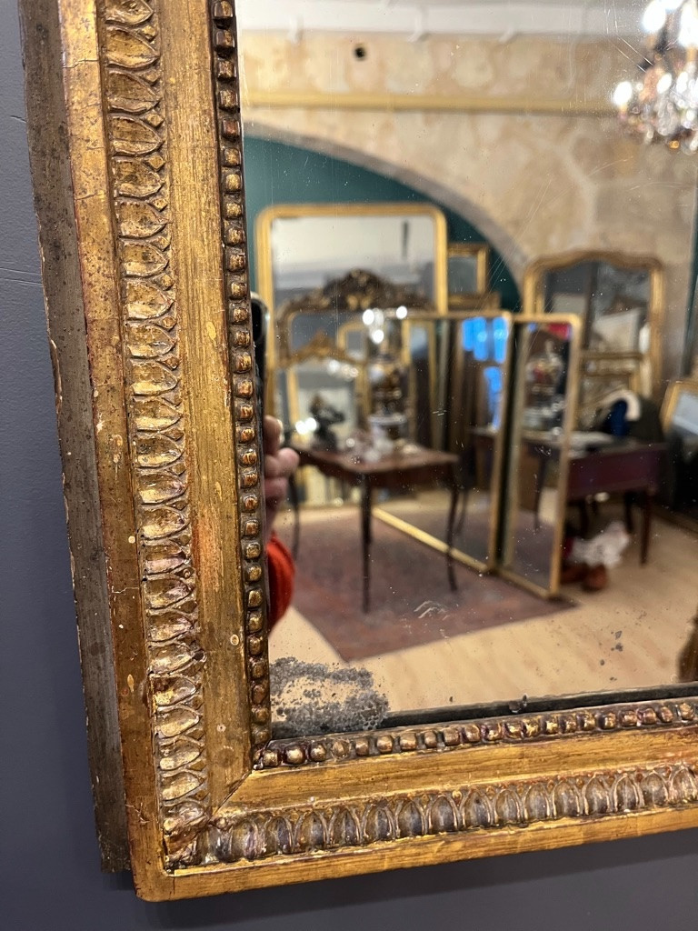 Louis XVI Period Mirror, 108 X 54 Cm-photo-8
