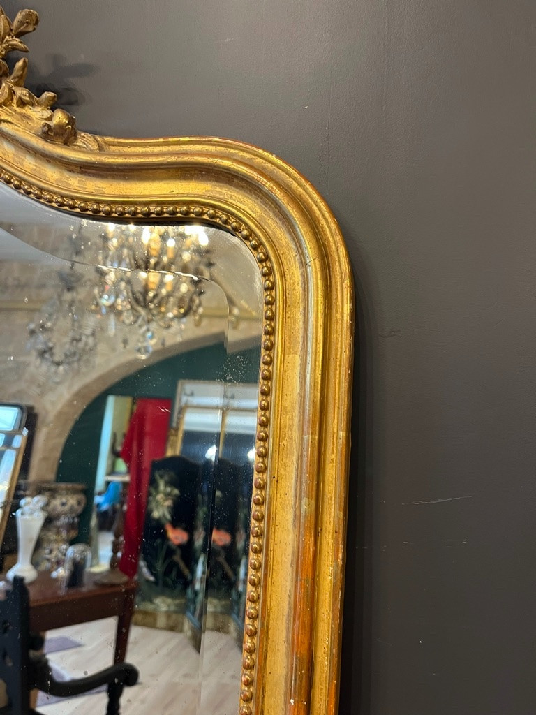 Rococo Style Mirror, 1900s, 120 X 76 Cm-photo-4