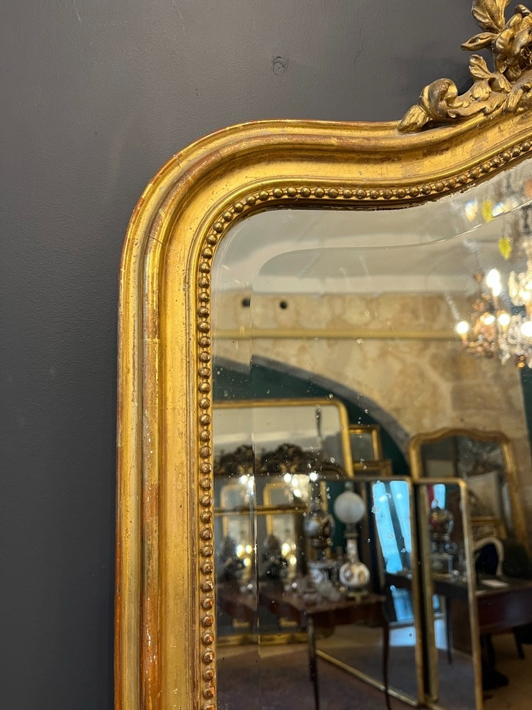 Rococo Style Mirror, 1900s, 120 X 76 Cm-photo-5
