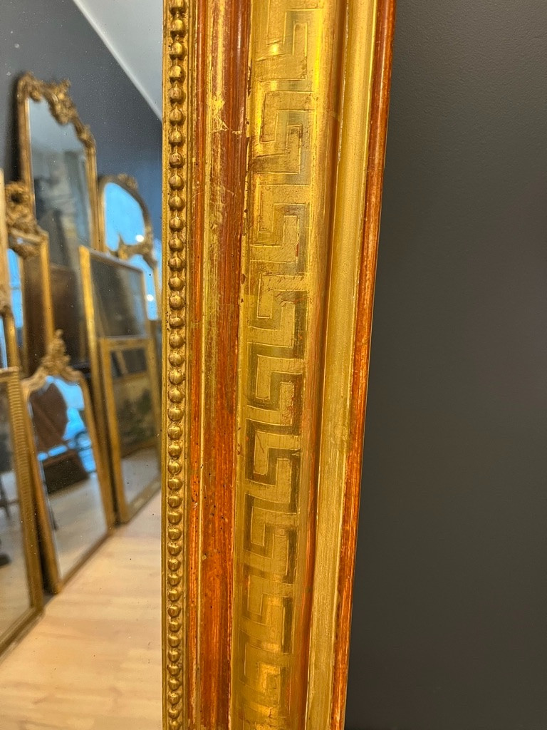 Louis Philippe Mirror With Greek Key Frieze, 118 X 87 Cm-photo-3