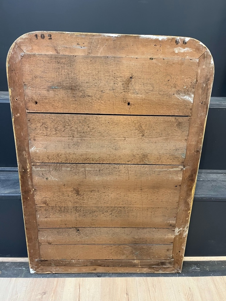 Louis Philippe Silver Mirror 121 X 84 Cm-photo-1