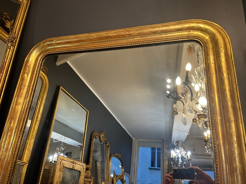 Miroir  Louis Philippe 140 X 100 CM-photo-2