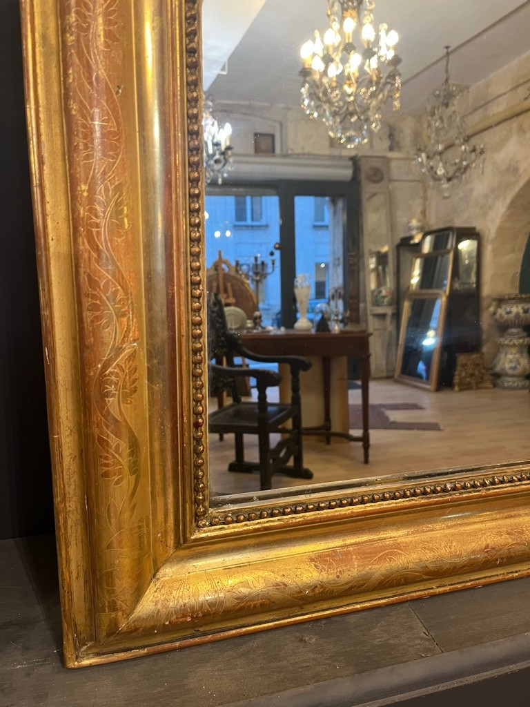 Miroir  Louis Philippe 140 X 100 CM-photo-3