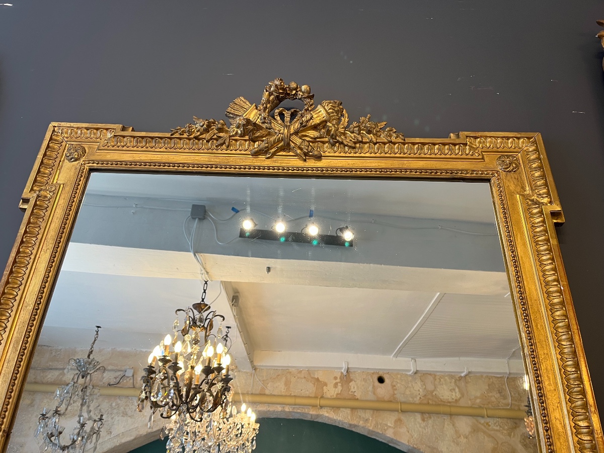 Miroir 1900 style Louis XVI 161 X 102 CM-photo-3