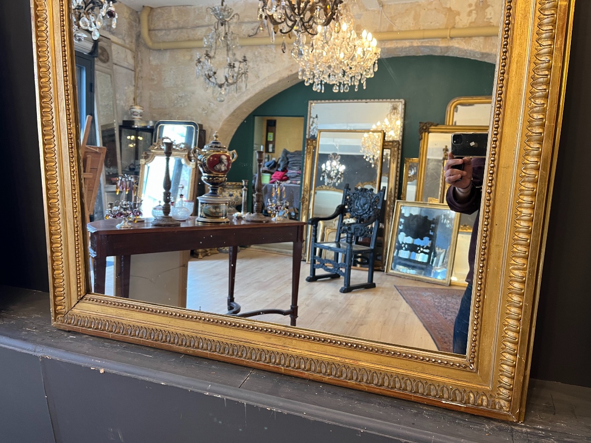Miroir 1900 style Louis XVI 161 X 102 CM-photo-7