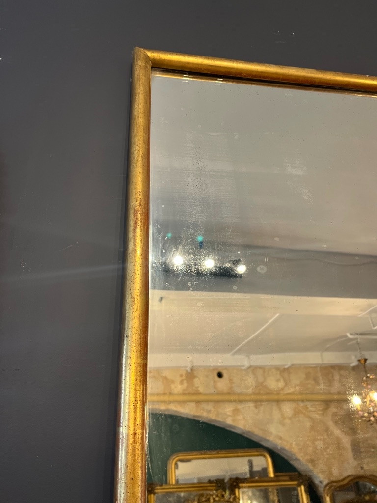 Large 19th Century Bistro Mirror 191 X 93 Cm-photo-7