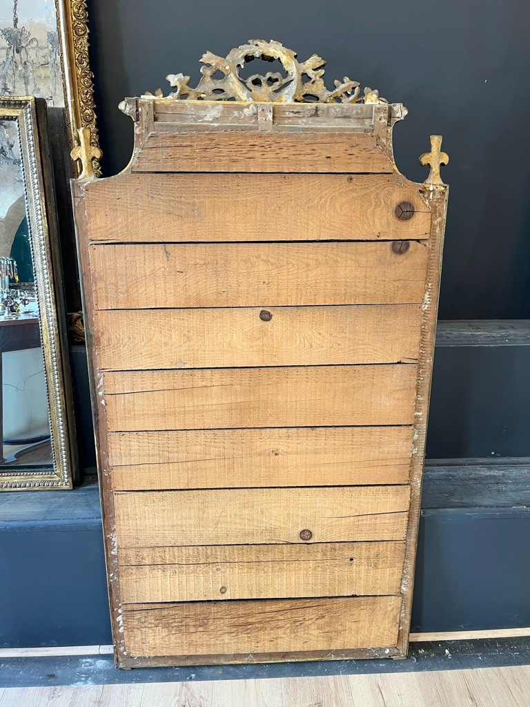 Late 19th Century Louis XVI Style Mirror 161 X 102 Cm-photo-2