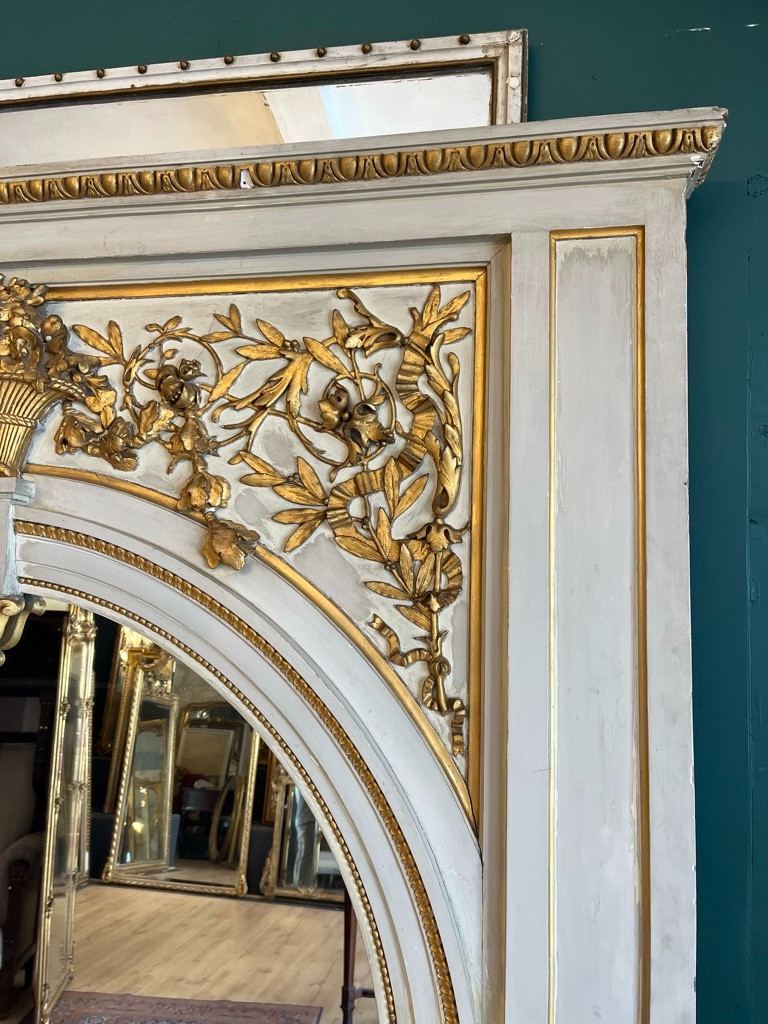 Very Large Woodwork Mirror 1900-photo-3