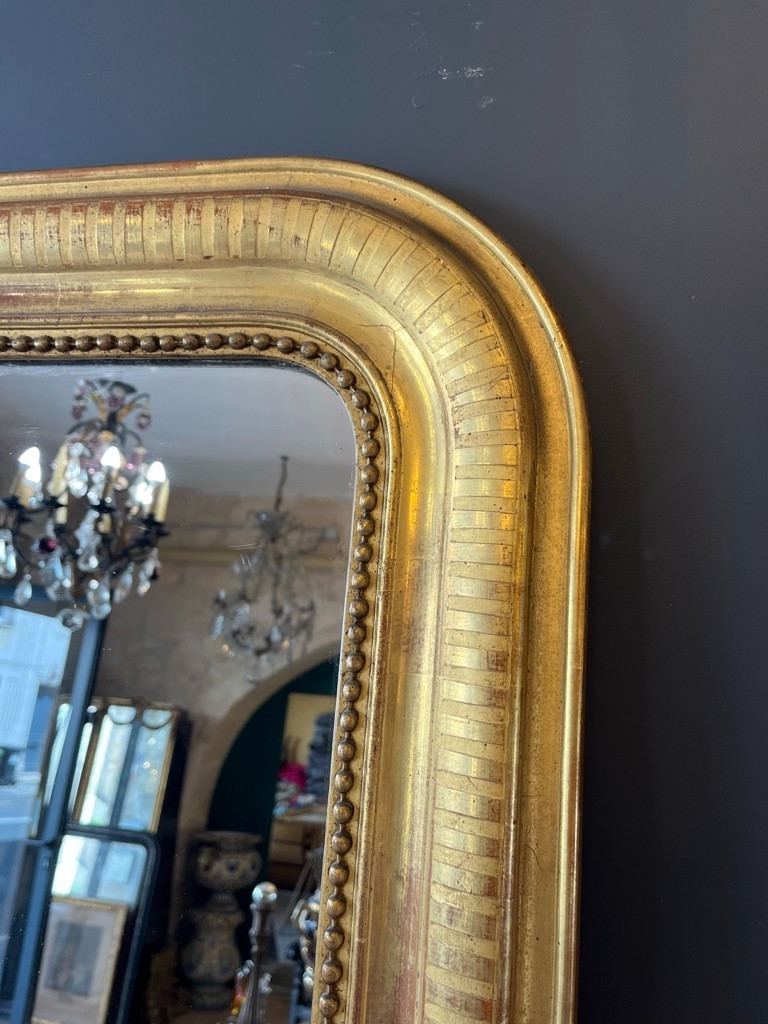 Miroir d'époque Louis Philippe 125 X 91 CM -photo-2
